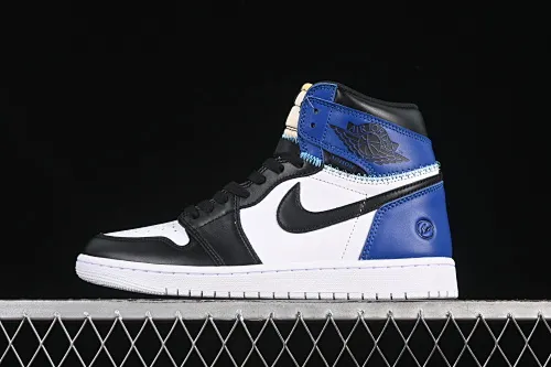 All categories Air Jordan Jordan series basketball shoes Air Jordan 1 High OG version Fragment x Union x Air Jordan 1 Retro AJ1 Joe 1 new deconstructed royal blue high-top basketball shoes IO7847-001